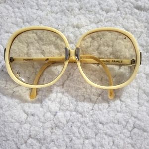 Vintage Mod Circle Glasses Frame France